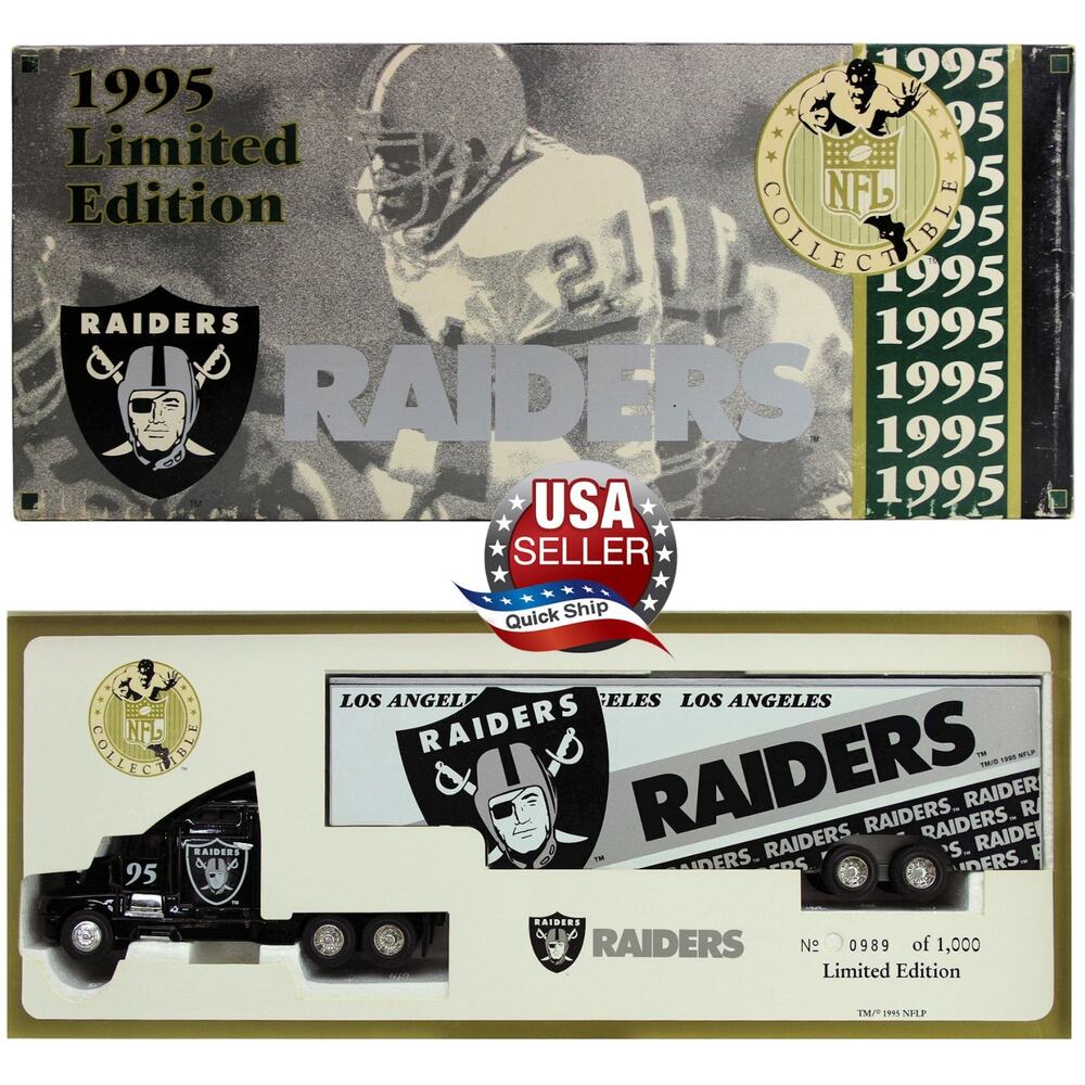 1995 Limited Edition Raiders Die-Cast Transporter •NIB •#989 of 1000 •1:64 Scale
